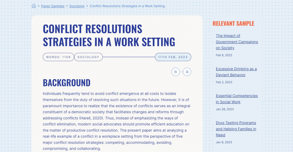 PapersGeeks’ Database of Samples.