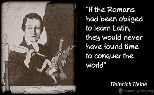 Heinrich Heine quote.