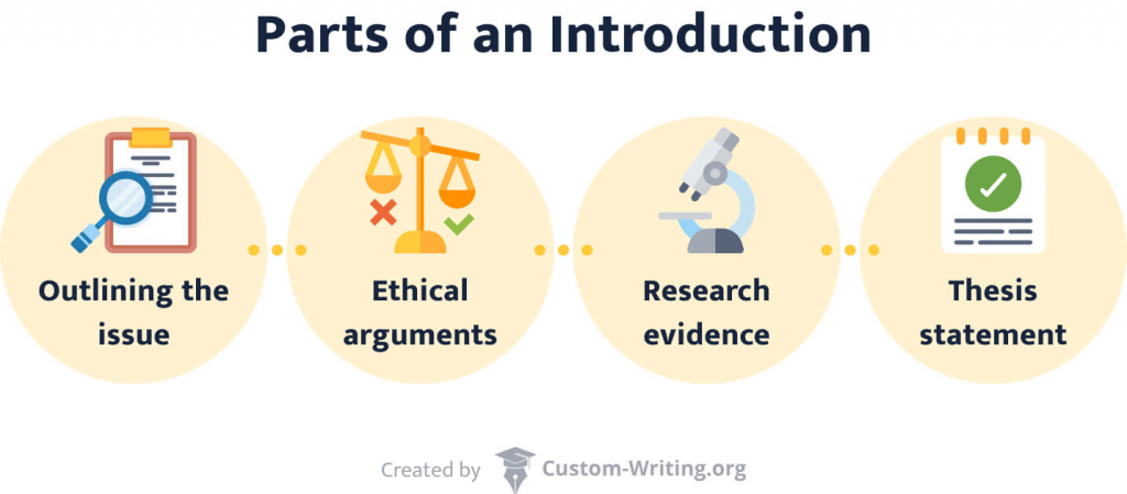 The picture shows parts of an introduction in an abortion research paper.