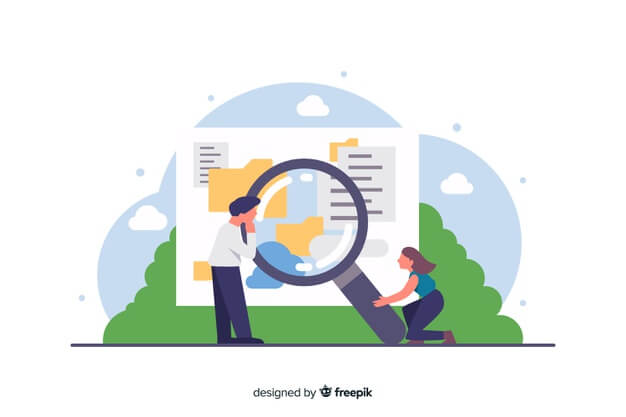 Flat search concept.