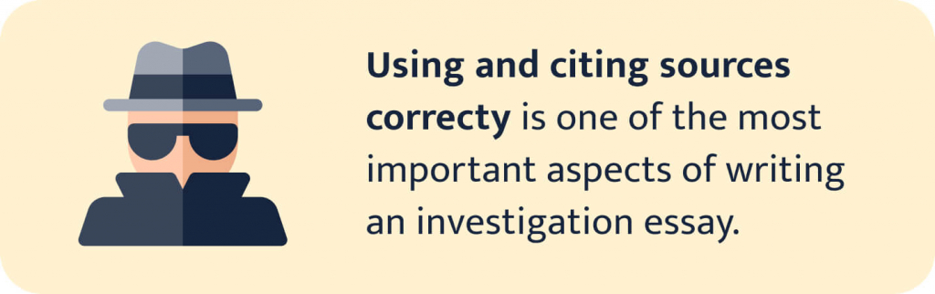 The picture tells about the importance of using and citing sources correctly.