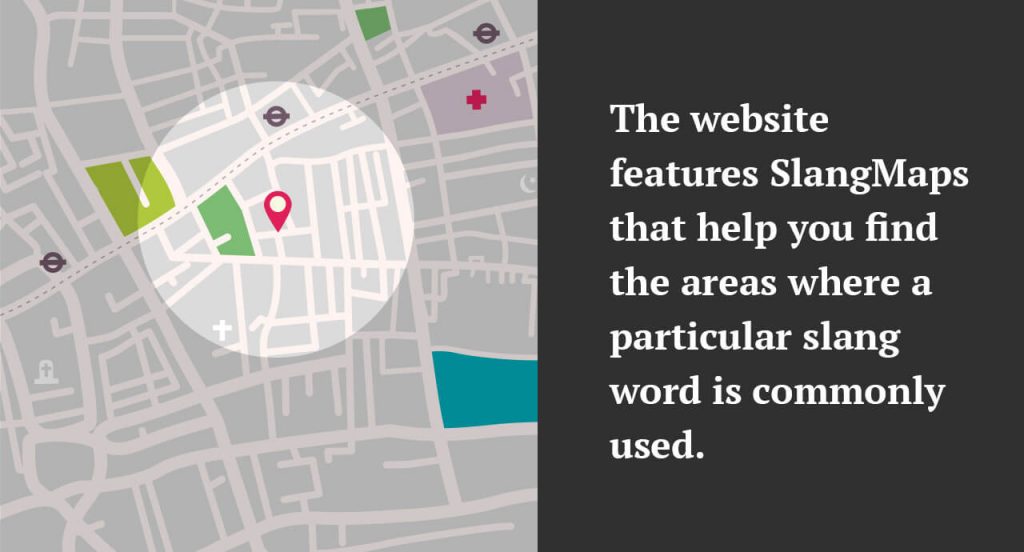 Slang maps in the online slang dictionary.
