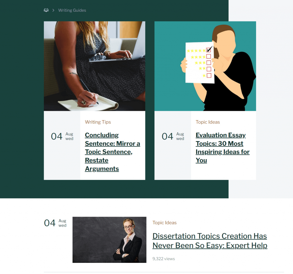 Blog and Writing Guides at YourDissertation.