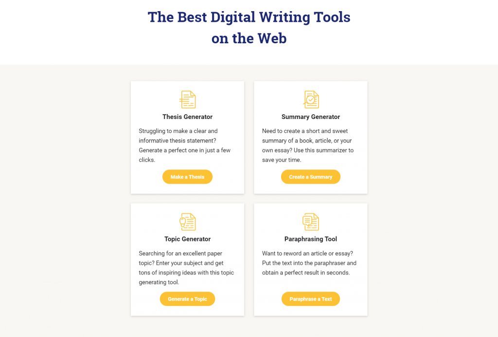 What Makes StandoutEssay Special: Tools.