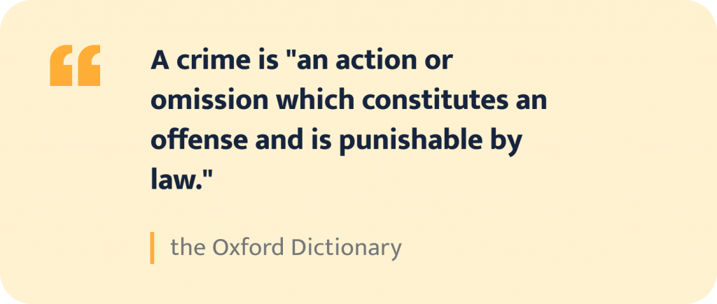 Crime and Victimization in Criminology.