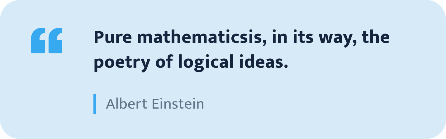 Albert Einstein quote.