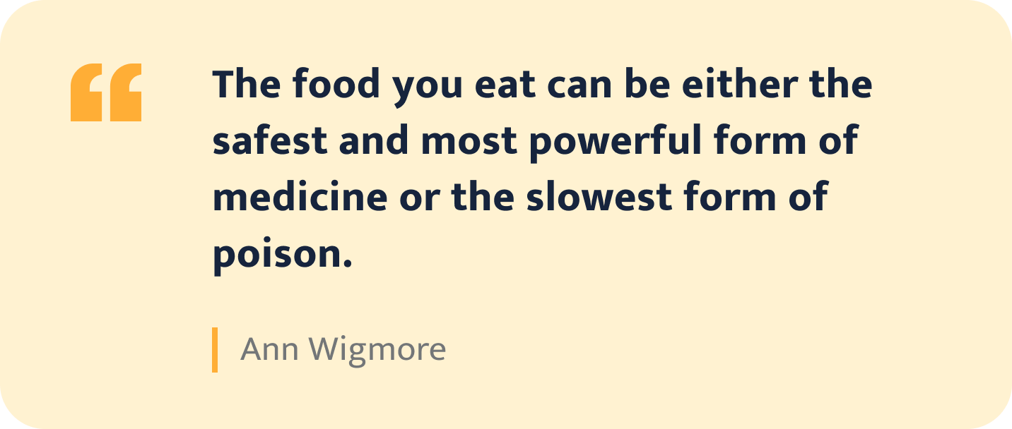 Ann Wigmore quote.