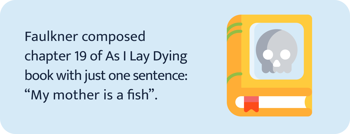 “My mother is a fish” quote.