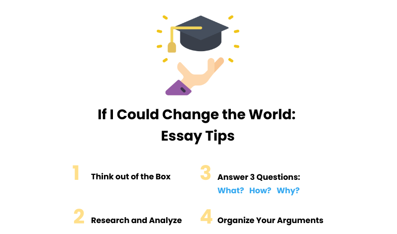 If I could change the world essay tips.
