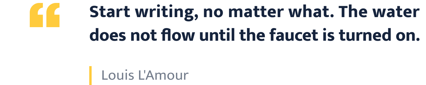 Louis L’Amour quote.