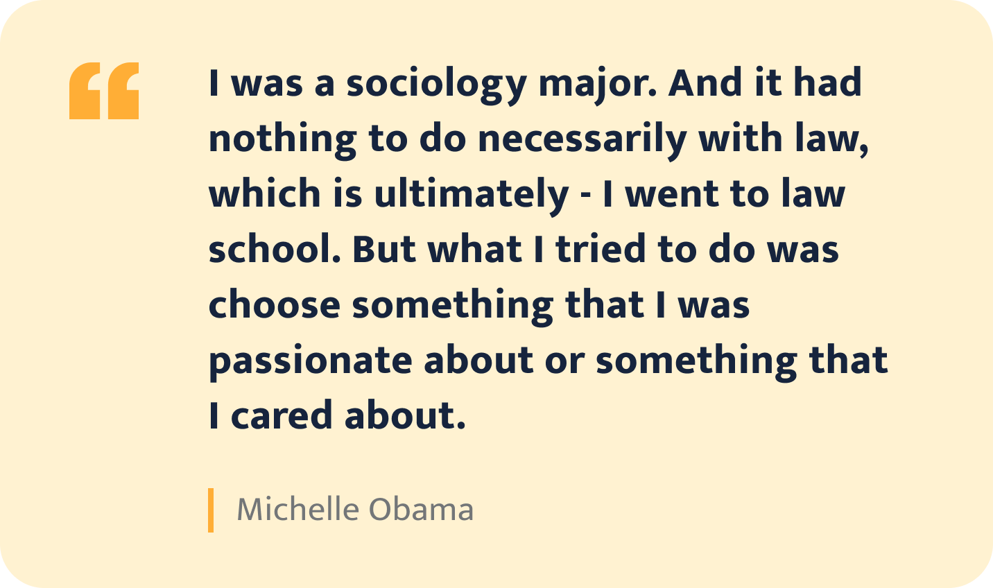 Michelle Obama quote.