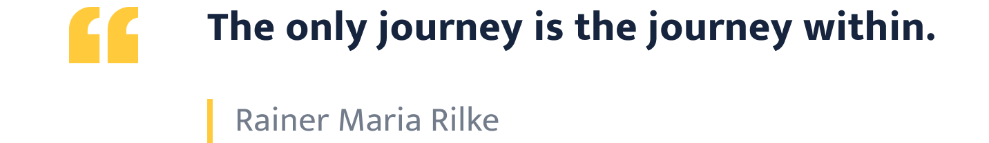 Rainer Maria Rilke quote.