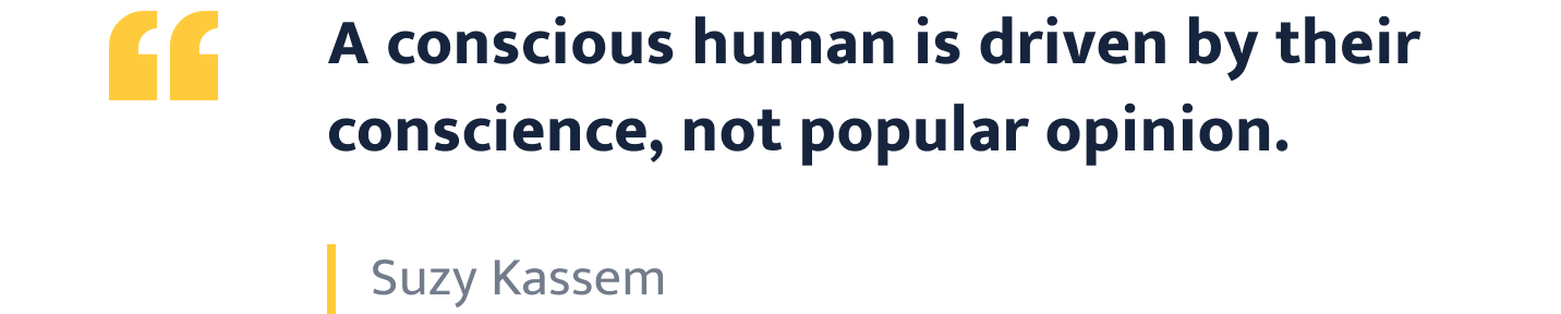 Suzy Kassem quote.