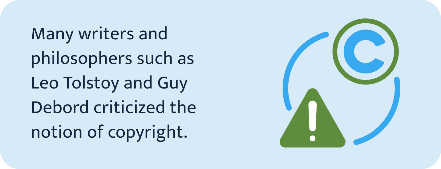 The notion of copyright.