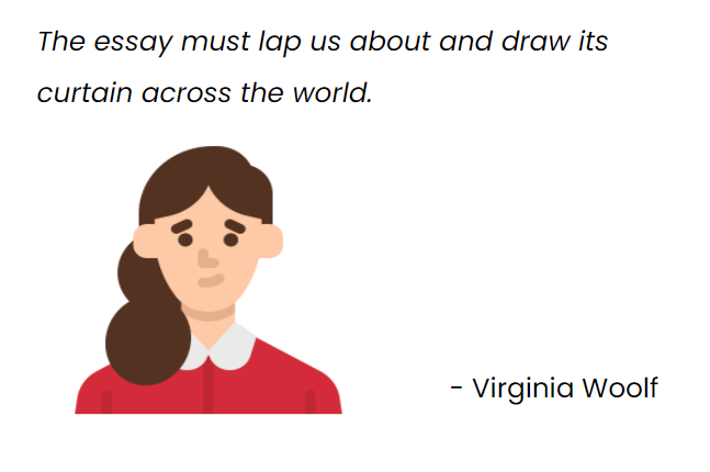 Virginia Woolf quote.
