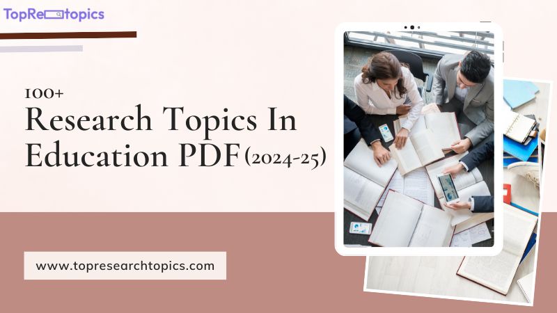 research topics in education pdf